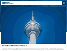 Tablet Screenshot of medianet-bb.de